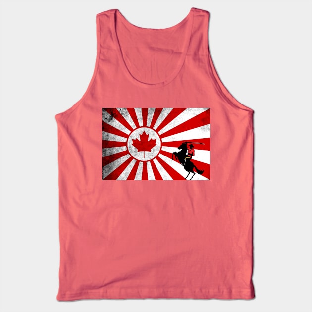 Canadian Samurai Tank Top by popkulturniy